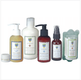 Complete Chemo + Radiation Skincare Collection: Body Lotion + Soothing Balm + Cooler Roll + Body Wash + Lip Balm + Face Serum