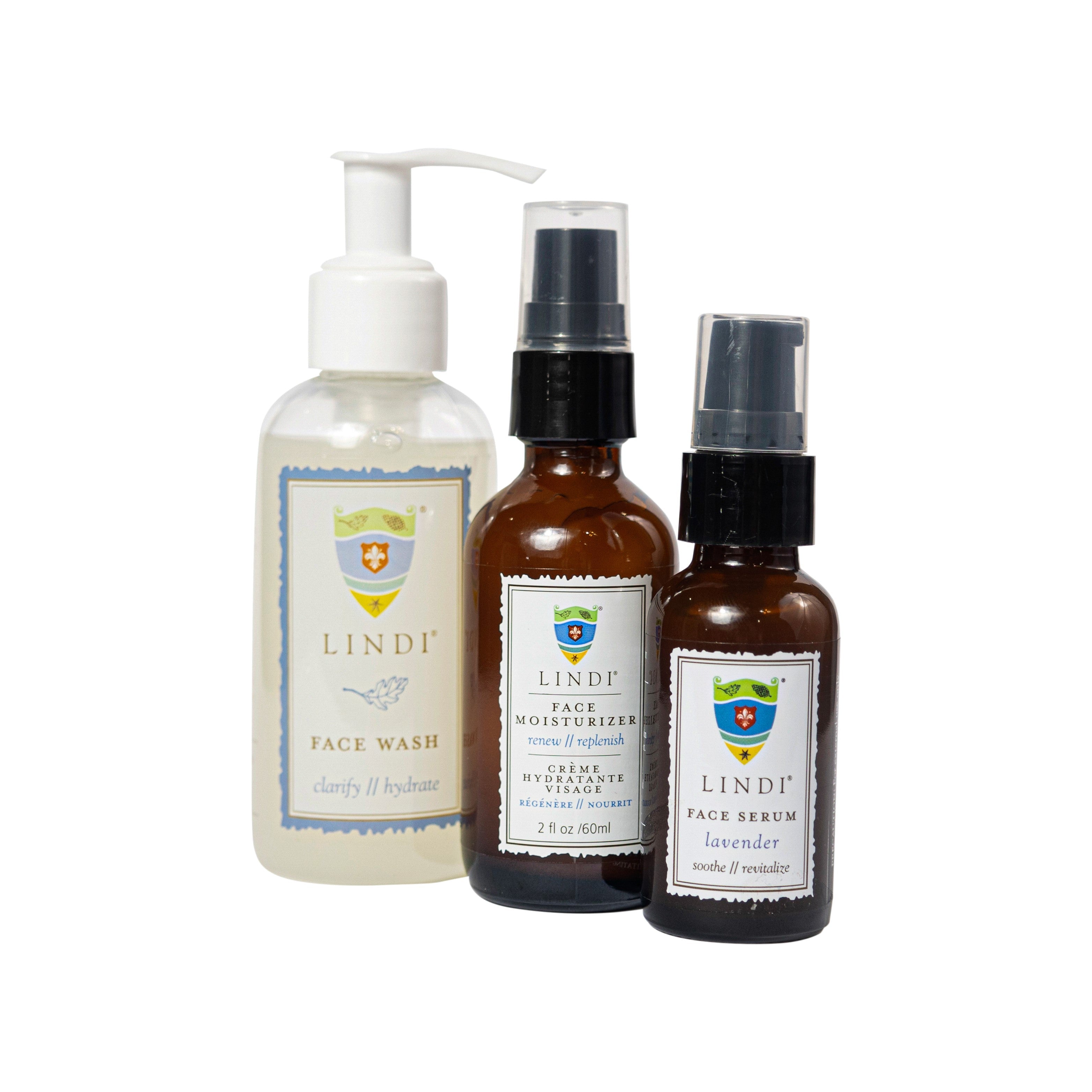 Preferred Face Regimen:  Face Wash + Face Moisturizer + Face Serum