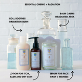 Complete Radiation Skincare Collection: Soothing Balm + Cooler Roll + Body Wash