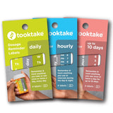 Tooktake Reminder Labels -  MIXED 3 PACK  (12 labels)