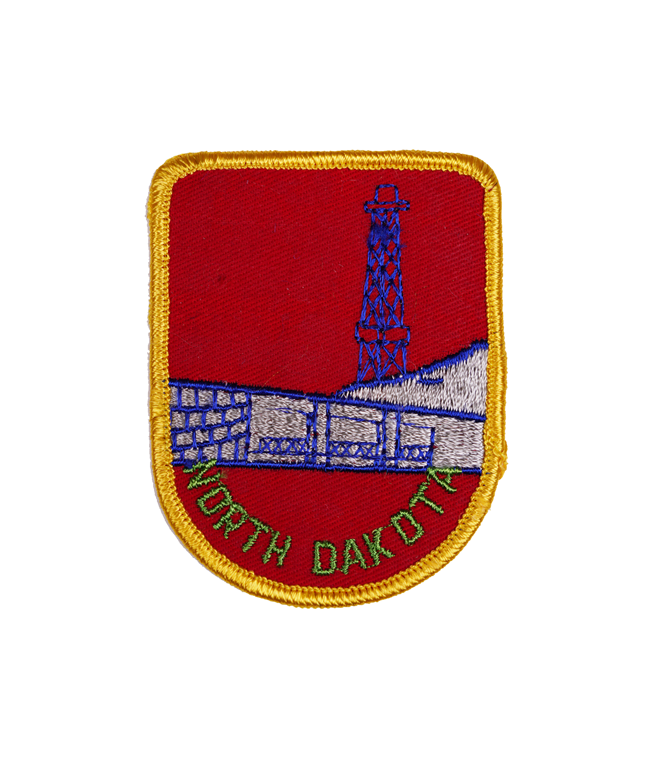 Vintage North Dakota Embroidered Patch