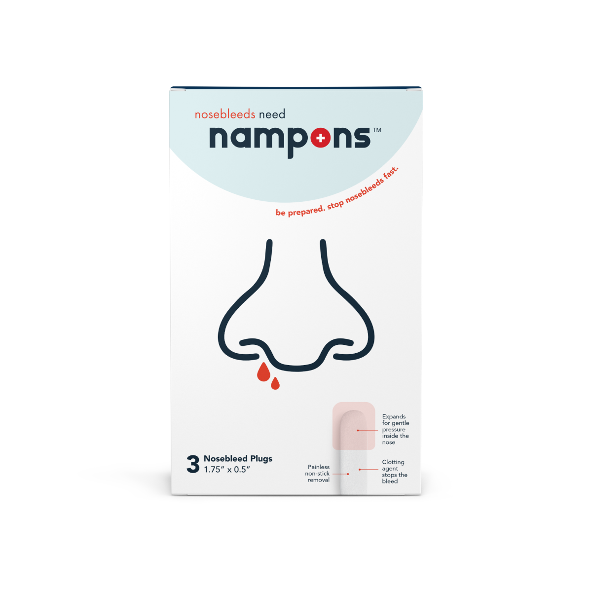 Nampons™ for Nosebleeds