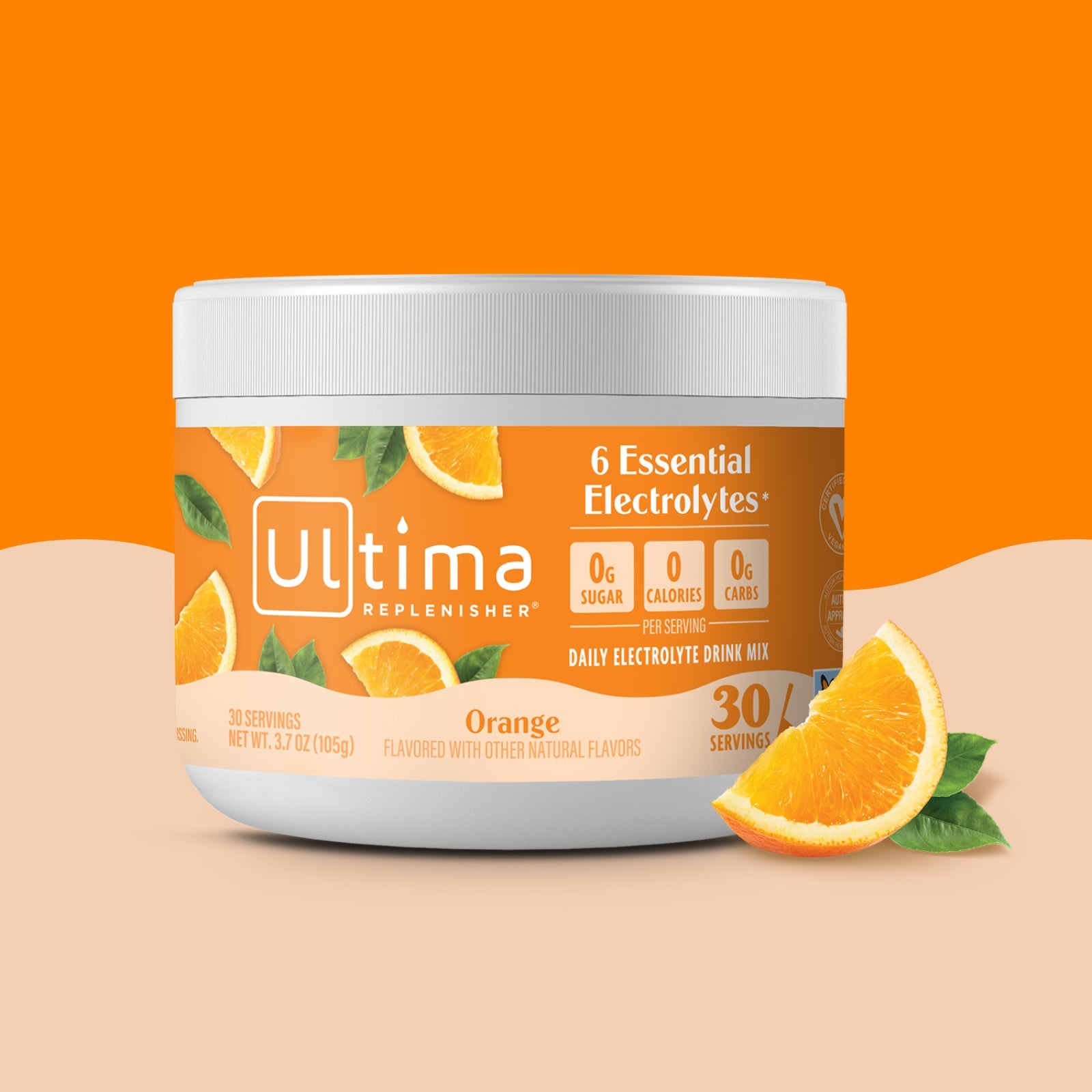 Orange electrolyte drink mix - Ultima Replenisher