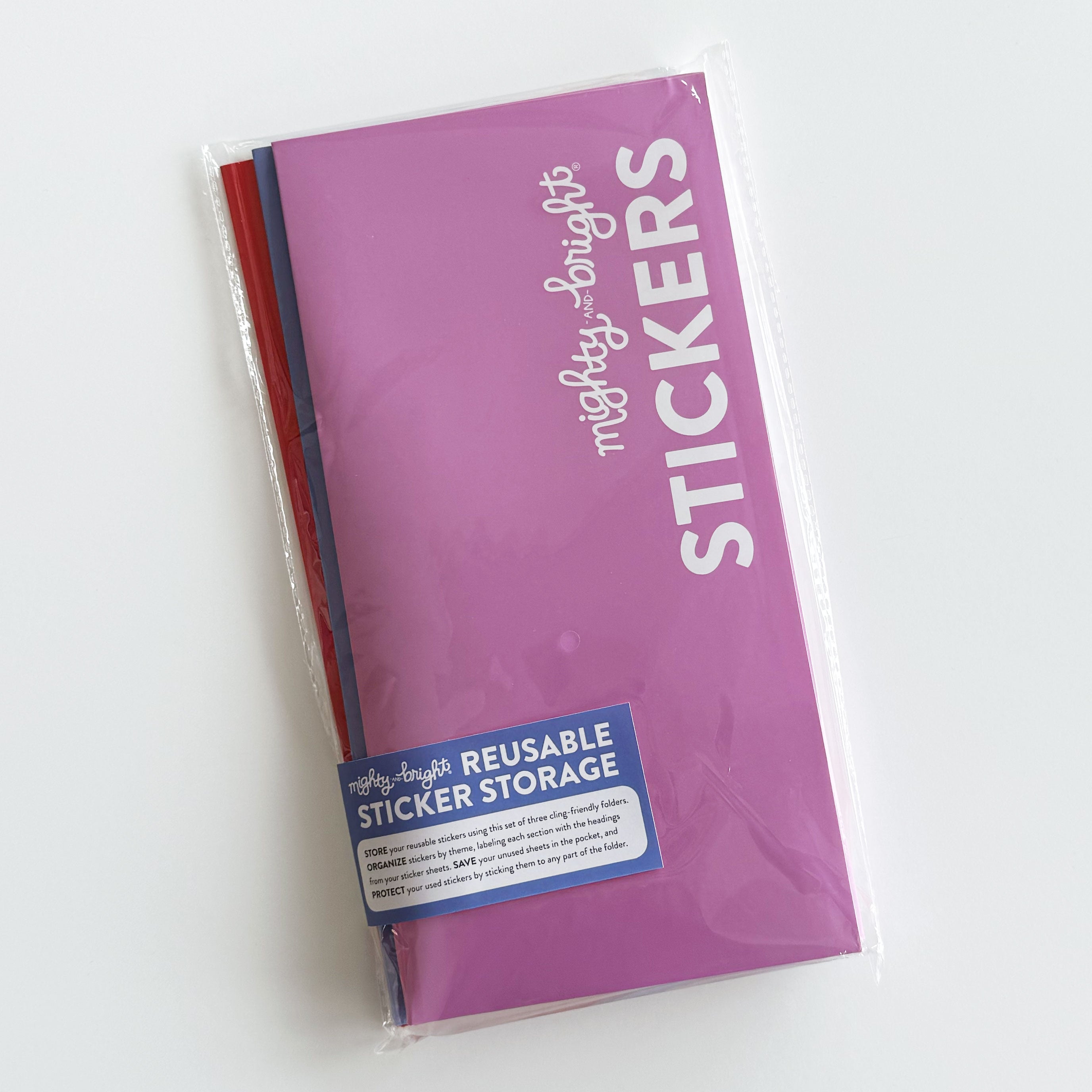 Sticker Storage Folders (Set of 3)