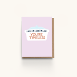 Vintage Pyrex Tupperware You're Timeless Greeting Card