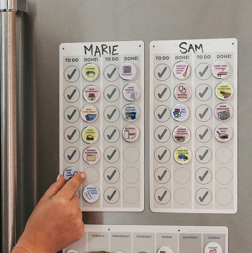 Adult Chore Charts for Couples to Divide Labor