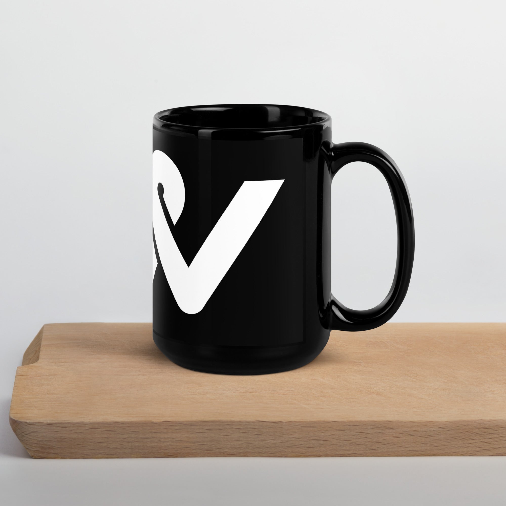 Black Glossy Mug