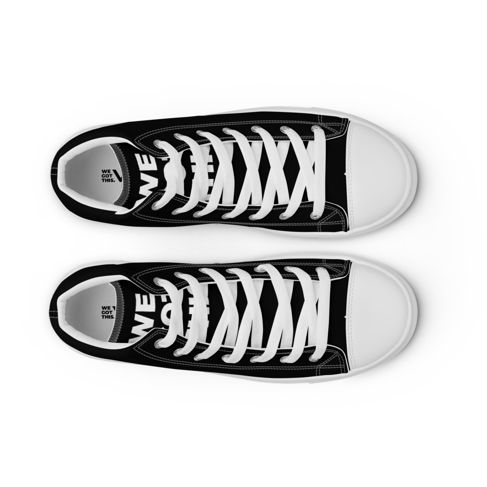Men’s High Top Canvas shoes - Black