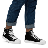 Men’s High Top Canvas shoes - Black